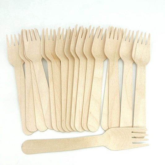 Wooden Cutlery Bulk, Forks