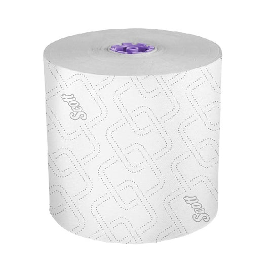 Paper Towels, Hard Towel Rolls, Purple, 950ft