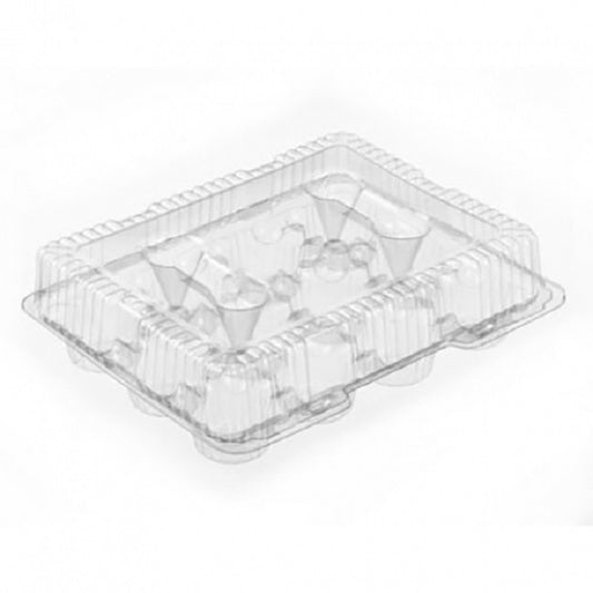 Cupcake Trays, Hinged Lid, 12 cavity