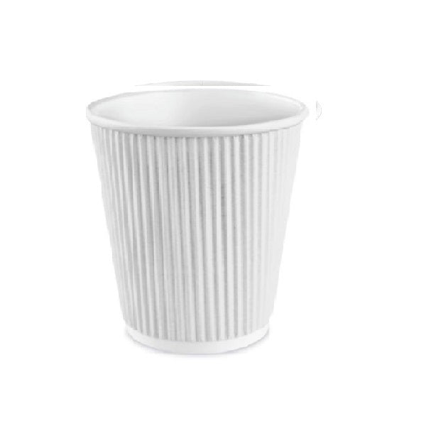 Coffee Cups, 10oz Ripple Cup Double Wall