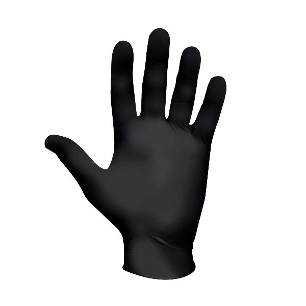 Gloves, Nitrile, Black, Medium