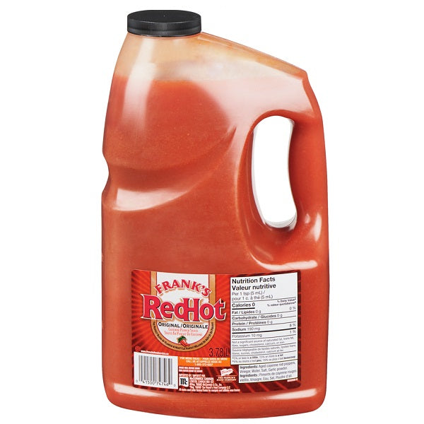 Hot Sauce, Red Hot Original Sauce, 3.78L