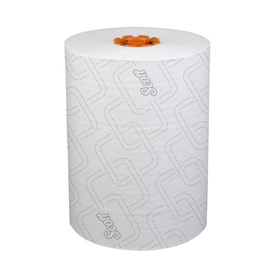 Paper Towels, Hard Towel Rolls, Orange, 580ft