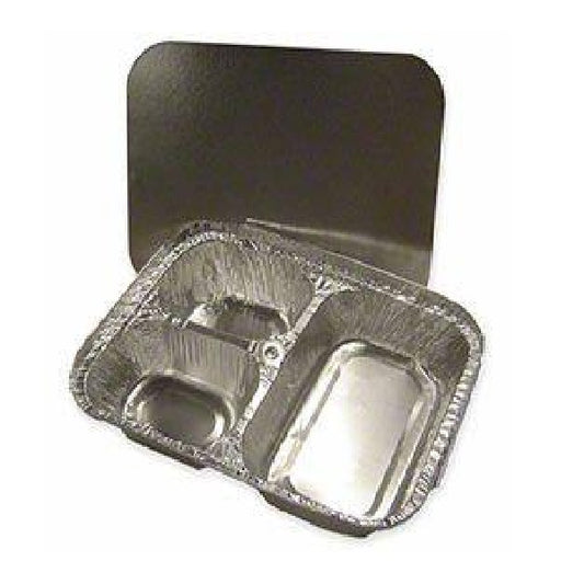 Aluminum Pan 3 Comp. with Lid