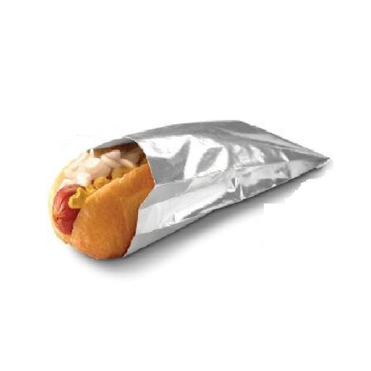 Foil bags, Hot Dog Bags, Plain