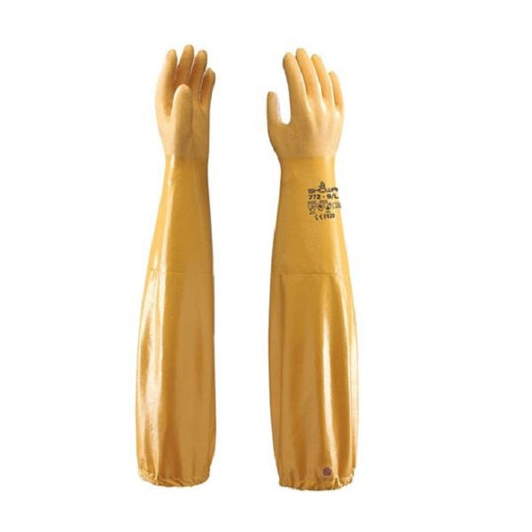 Gloves, Nitrile, Extra Long Cuff, 26"