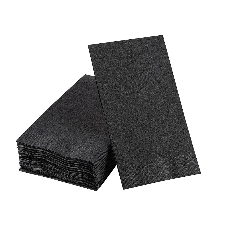 Napkins, Dinner, Black, 2 Ply