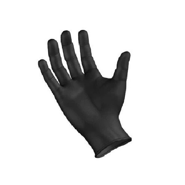 Gloves, Nitrile, Black, Large