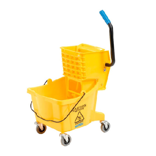 Mop Pails, Bucket with Side-press Wringer, 26 Quart