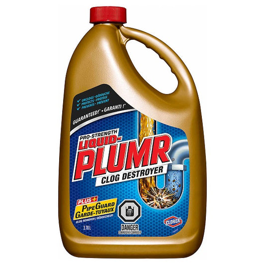 Cleaners, Liquid Plumber 3.78L