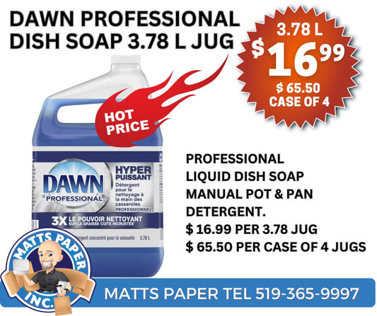 Professional Dish Soap 3.78 Litres