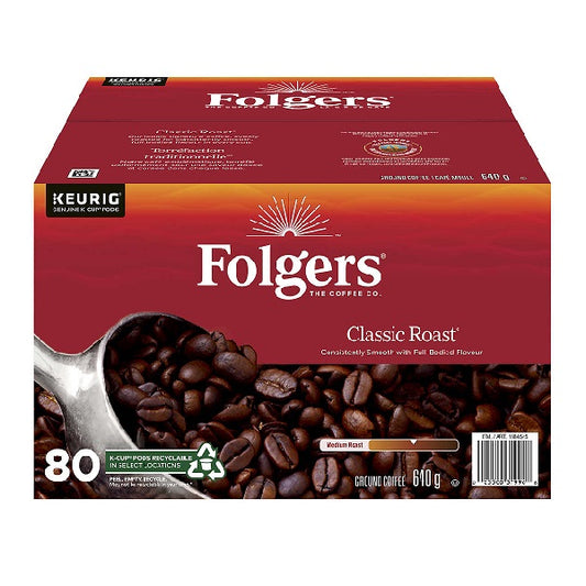 Grocery, Coffee Pods Classic Roast, 80 Pods